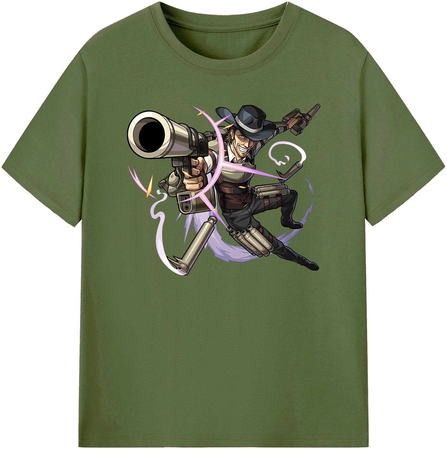 （画像用） 進撃の巨人 ケニー·アッカーマン Attack on Titan Kenny Ackerman 綿100％半袖Tシャツ（フロントプリント）